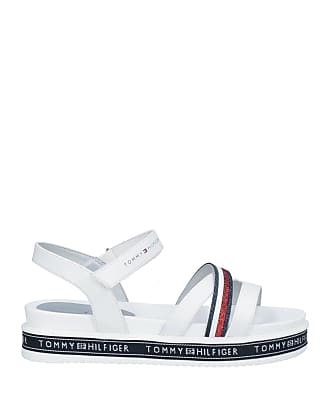 Tommy Hilfiger Sneaker Femmes Corporate flatform chaussures Blanc Navy 
