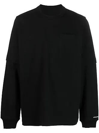 sacai panelled ribbed-knit jumper - White