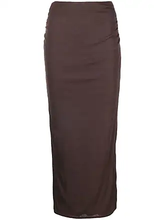 Lindex Maternity SKIRT MOM LINDA - Pencil skirt - light dusty brown/light  brown 