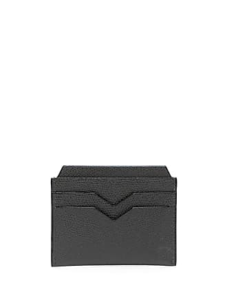 Valextra orange Leather Simple Grip Wallet