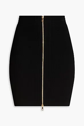 Balmain button-detail pencil skirt - Black