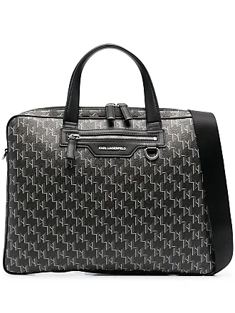 Karl Lagerfeld Ikonik Logo Messenger Bag in Black for Men