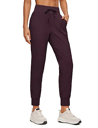  CRZ YOGA Athletic High Waisted Joggers for Women 27.5 - Lightweight  Workout Travel Casual Outdoor Hiking Pants with Pockets Black XX-Small :  Clothing, Shoes & Jewelry