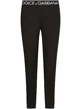 Dolce & Gabbana Technical Jersey Leggings With Branded Elastic