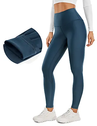 CRZ YOGA Thermal Fleece Lined Leggings Women 25'' - High Waisted Winter  Workout Hiking Pants with Pockets Warm Running Tights Navy Large :  : Clothing, Shoes & Accessories