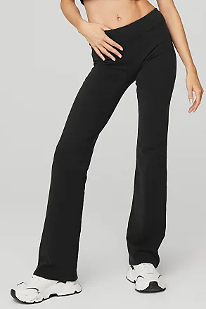 LEG-78 {Paris Mode} Black Lace Hem Capri Leggings CURVY BRAND