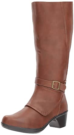 Easy Street Womens Jan Plus Harness Boot, tan, 6 M US