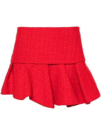 Estella Cord Mini Skirt - Red Oak