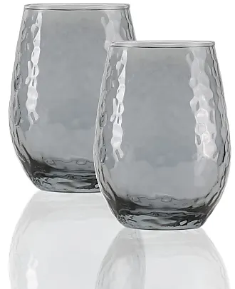 Sun's Tea Double Wall Whiskey/Scotch Rocks Glass Set 5.5oz, Old Fashioned Drinking & Cocktail Glasses
