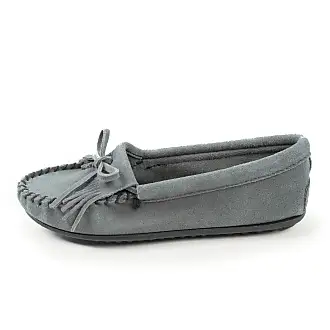 Blue store minnetonka moccasins