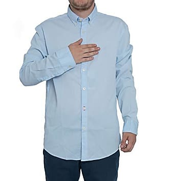 Mode Hemden Kurzarmhemden Marc O’Polo Marc O\u2019Polo Kurzarmhemd blau Casual-Look 