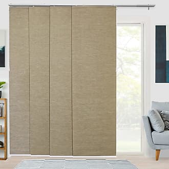 Chicology Vertical Blinds, Room Divider, Door Blinds,Blinds for Sliding Glass Doors, Temporary Wall, Closet Curtain, Room Door, Classical Gold (Light Filtering)