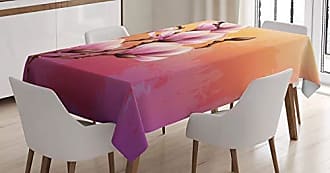 3D Realistisches Design Klare Farben Magnolie Tischdecke 