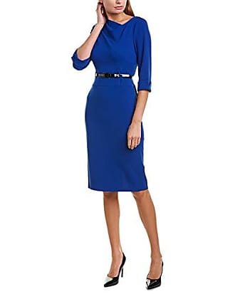 donna morgan knot front crepe midi dress