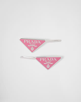 Prada Triangle-Logo AirTag Holder