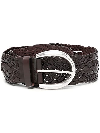 CTM® Women's 2 Inch Wide Adjustable Braided Belt