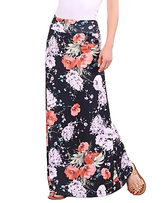 Popana Womens Long Maxi Skirt Casual Convertible Sundress Plus Size Made in  USA Black Small at  Women's Clothing store