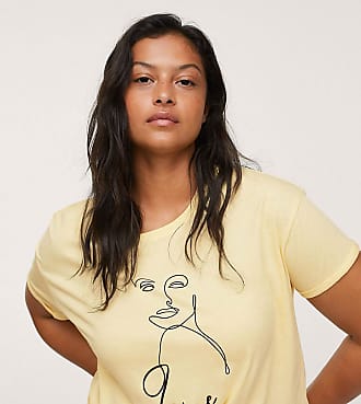 Camiseta Estampada Para Mujer De Talla Grande Jersey De Mang 