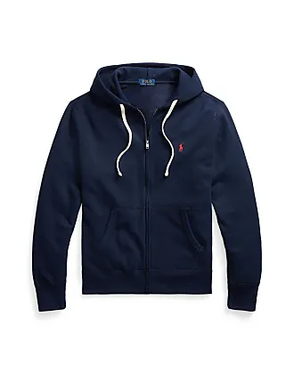 POLO RALPH LAUREN Big&Tall Double Kint Full Zip-Front Hoody Sweatshirt,  French Navy, X-Large Tall : : Clothing, Shoes & Accessories
