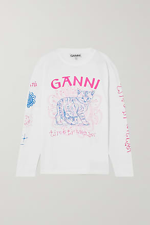 Shop Ganni Dance Bunny Graphic T-Shirt