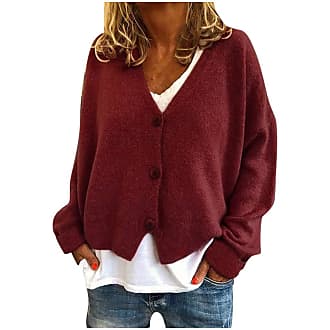 Bottoni per Cappotto Neri 2022 Donne Casual Top Abito E Cappotto Moda Tinta  Unita Cardigan Tasche Manica Lunga Top Camicette Cappotto con Bottoni