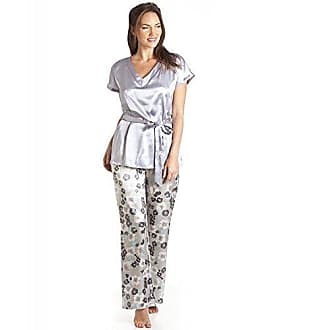 Camille Femme Nightwear divers à manches longues boutonné devant satin pyjama sets 