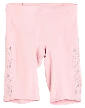 ADIDAS ORIGINALS WOMEN'S Pink LUXE TREFOIL Biker Shorts TIGHTS