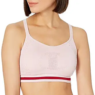 Champion Women's The Curvy Strappy Sports Bra, Hush Pink, XX-Large at   Women's Clothing store