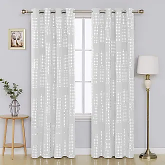 Deconovo Thermal Insulated Blackout Curtains Rod Pocket Window Drapes for  Bedroom, Set of 2, 42 x 54 inch, Dark Gray