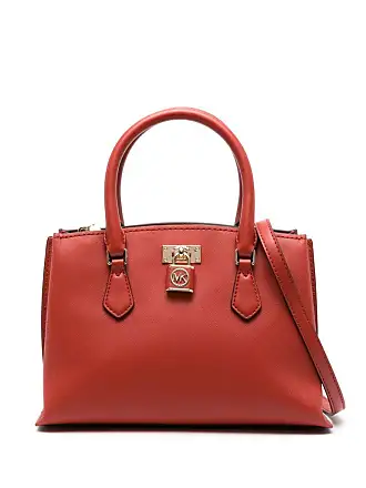 Michael Kors Ladies Marilyn Medium Saffiano Leather Tote Bag - Crimson/red
