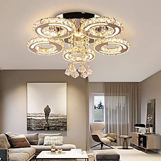XGYUII Klassischer Stil Halbmondform LED Kronleuchter Dimmbar Kreative Dekorative Lampe Atmosphäre Lampe DREI Beleuchtungsfarben Weiches Licht Elegantes Geschenk 