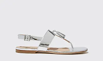Scarosso Emma flat sandals - Neutrals