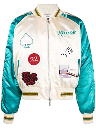 Spandex Custom Diamond Bomber Leather Embroidery Varsity Vintage