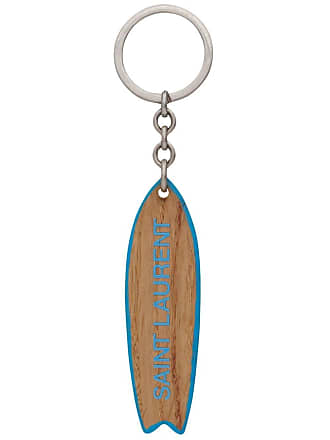 TORRO Genuine Leather Keychain with 2.5cm Diameter Brushed Metal