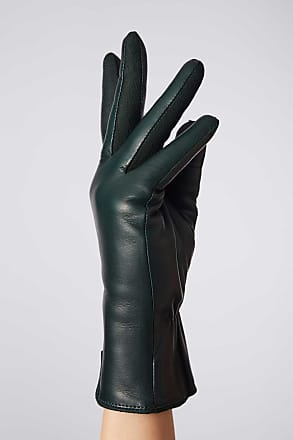 Short Women's Caractere Gloves in Black Lambskin with Silk Lining – J.M.  Weston