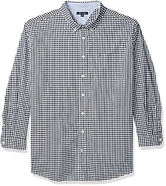 Buy TOMMY HILFIGER White Mens Button Down Collar Check Shirt