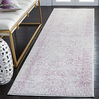 Ivory Multi 2'2 x 8' SAFAVIEH Monaco Collection MNC233A Boho Floral Non-Shedding Living Room Entryway Foyer Hallway Bedroom Runner 