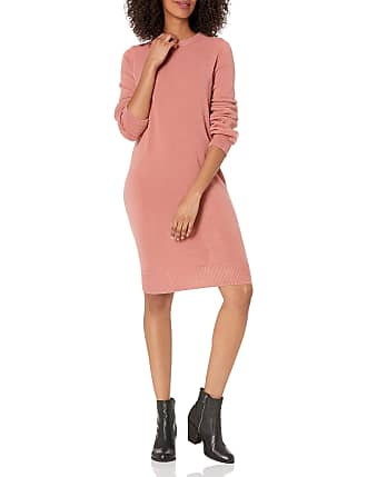 Pink Wind Women's V Neck Wrap Sweater Dress Long Batwing Sleeve Bodycon Slit Knit Belted Midi Dress