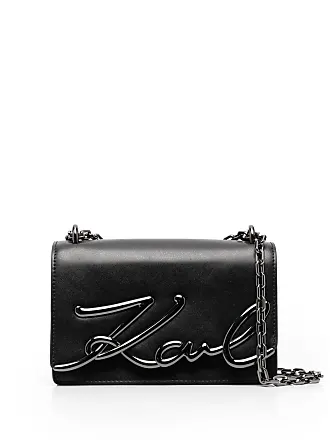 Karl Lagerfeld Small K/Signature Shoulder Bag - Grey
