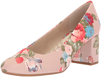 Easy Street Womens Proper Pump, Floral Fabric, 6.5 2W US