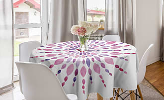ALAZA Vintage Purple Lavender and Pink Roses Round Placemats for Dining Table Placemat Set of 6 Table Settings Table Mats for Home Kitchen Holiday Decoration