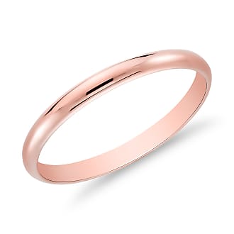 Blue Nile Classic Wedding Ring in 14k Rose Gold (2mm)