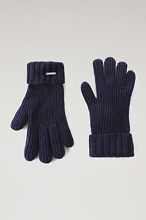 Accessoires Handschoenen Vingerhandschoenen Vingerandschoenen blauw casual uitstraling 