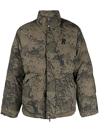 Woolrich Camouflage KEENE FIELD Down Jacket with Double Brest