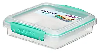 Sistema Lunch Collection Food storage containers, Blue, Green, Pink 6.7oz