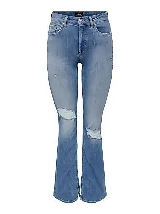 ONLY Tall ONLROSE SWEET - Flared Jeans - light grey denim/grey