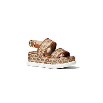 Michael Kors Flip flop sandalen bruin prints met een thema casual uitstraling Schoenen Sandalen Flip flop sandalen 