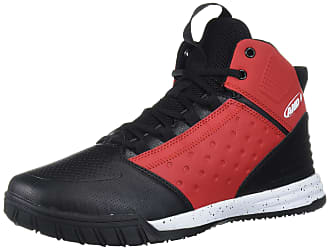 and1 shoes black and red