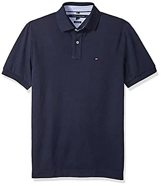 Tommy Hilfiger Womens Cotton Metallic Logo T-Shirt,Navy,XX-Large