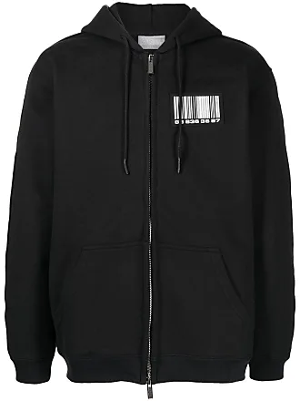 Buy Vetements Ripped Zip-up Hoodie - Black At 29% Off